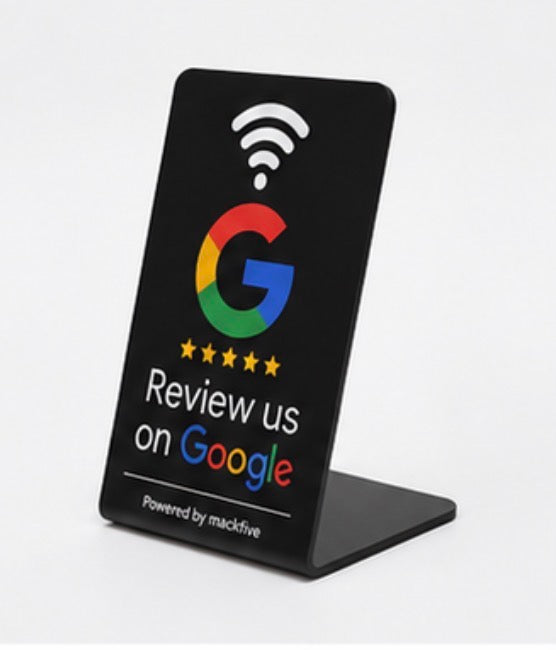 NFC Google review stand