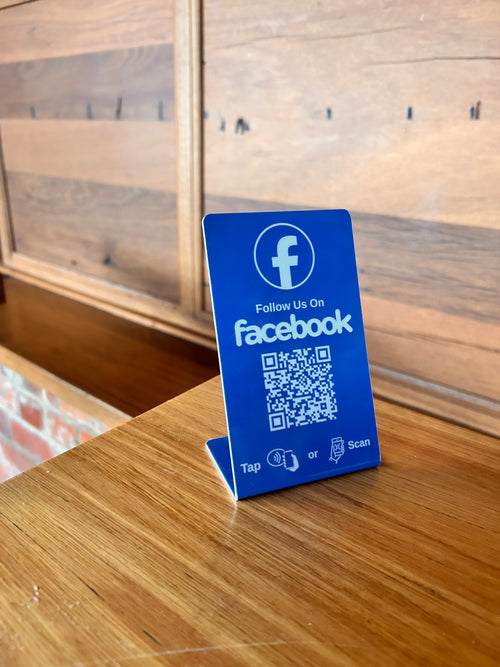 Facebook NFC page card